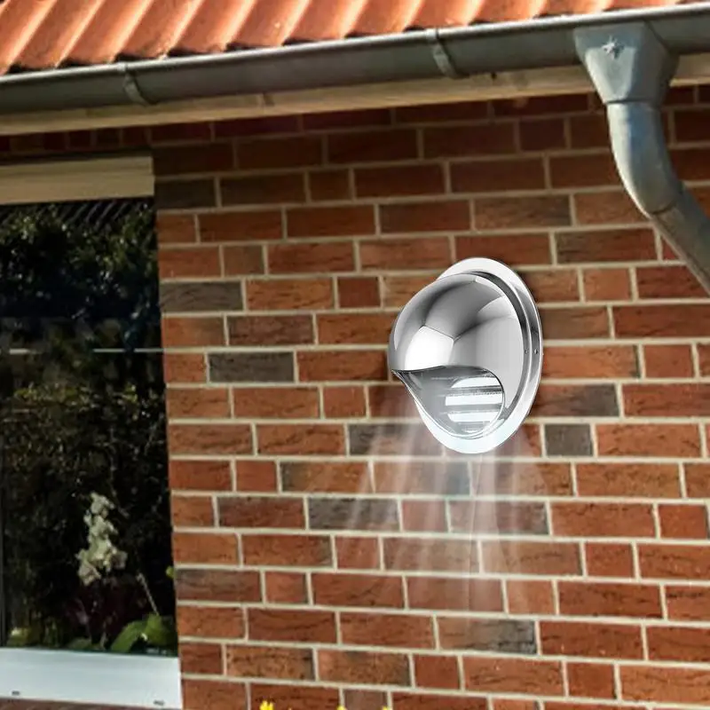 

Wall Air Vent Covers Exterior Wall Round Ventilation Cover Outlet Round Exhaust Grille With Embedded Mounting Clamps For Kitchen