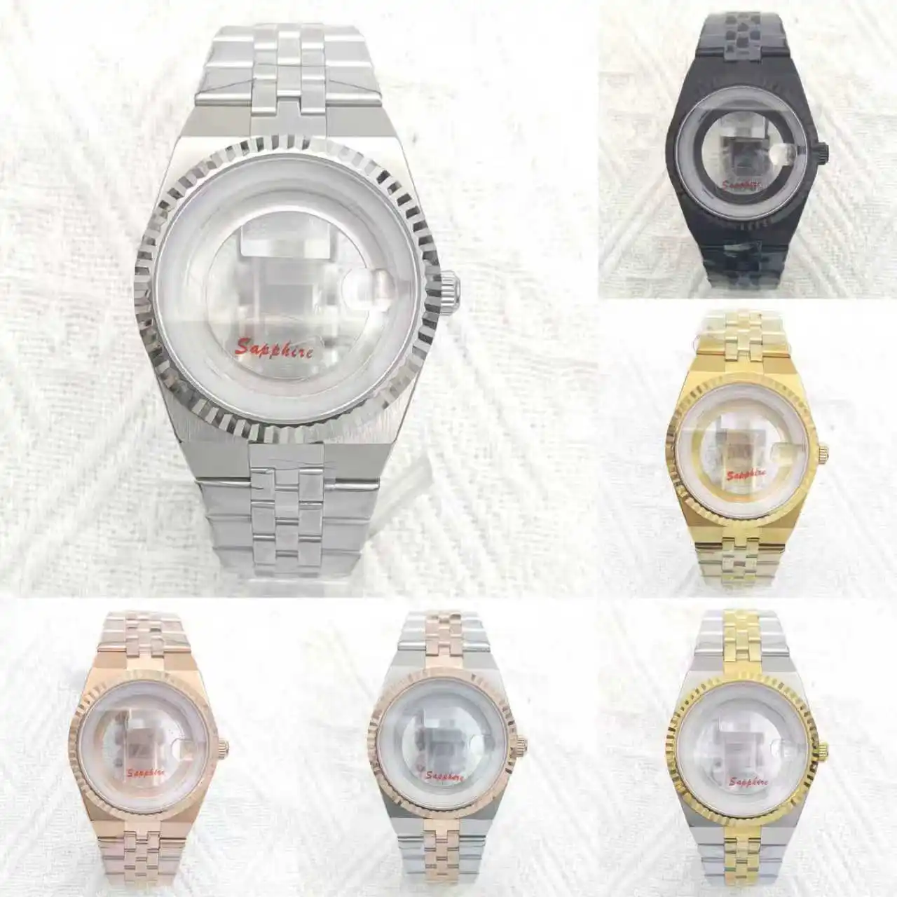 

Нержавеющая сталь 316L, 40 мм, корпус для часов Land-Dwellwe, ремешок из сапфирового стекла, подходит для nh35, водонепроницаемый автоматический механический корпус для часов