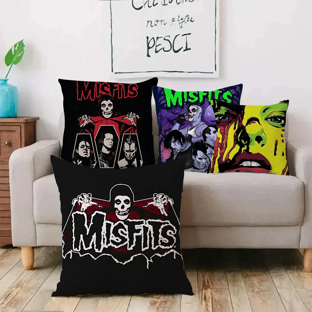 

Misfits Thriller Classic Pillow Covers Cartoon Sofa Decorative Home Double-sided Printing Short Plush Cute Cushion Cover