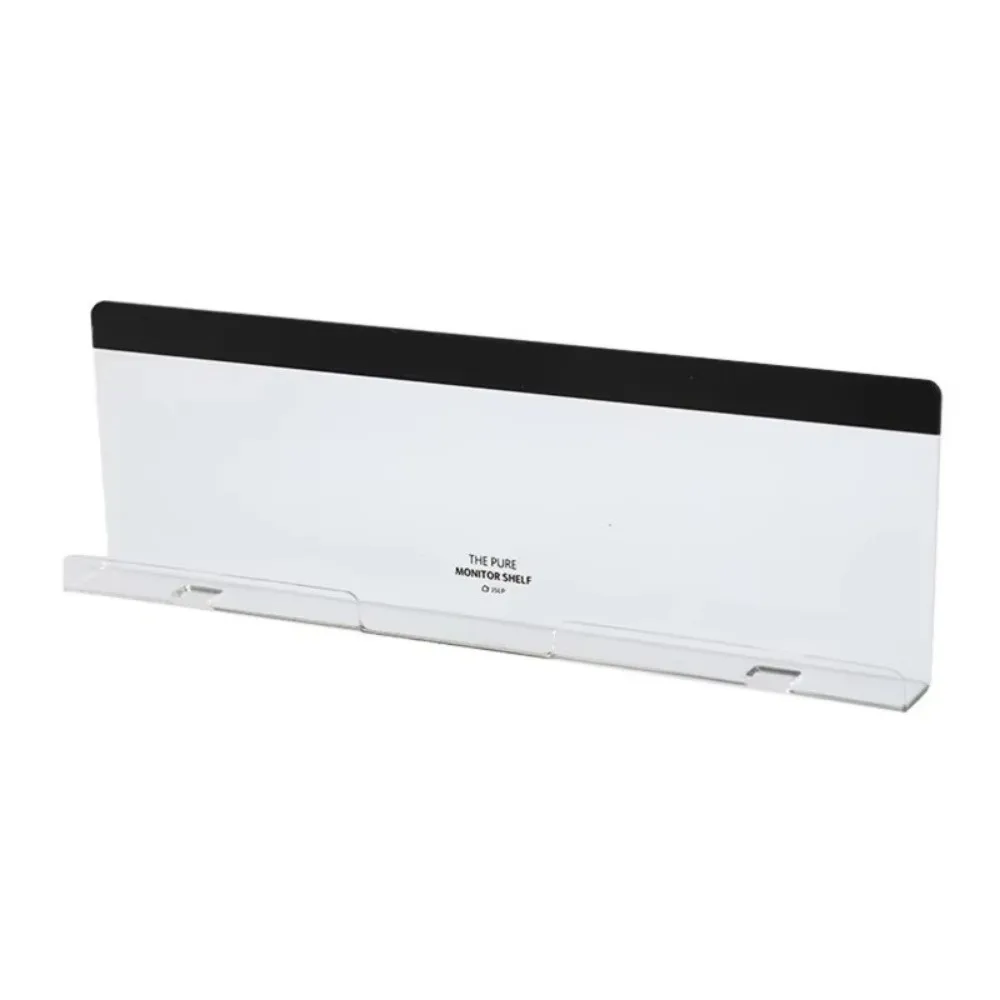 Self-adhesive Message Storage Board Under Computer Monitor Office Desk Side Storage Rack Transparent Message Board