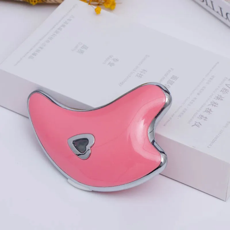 미세 전류 스크래핑 플레이트 진동 준설 경락 스크래핑 기기 전기 얇은 얼굴 마사지기