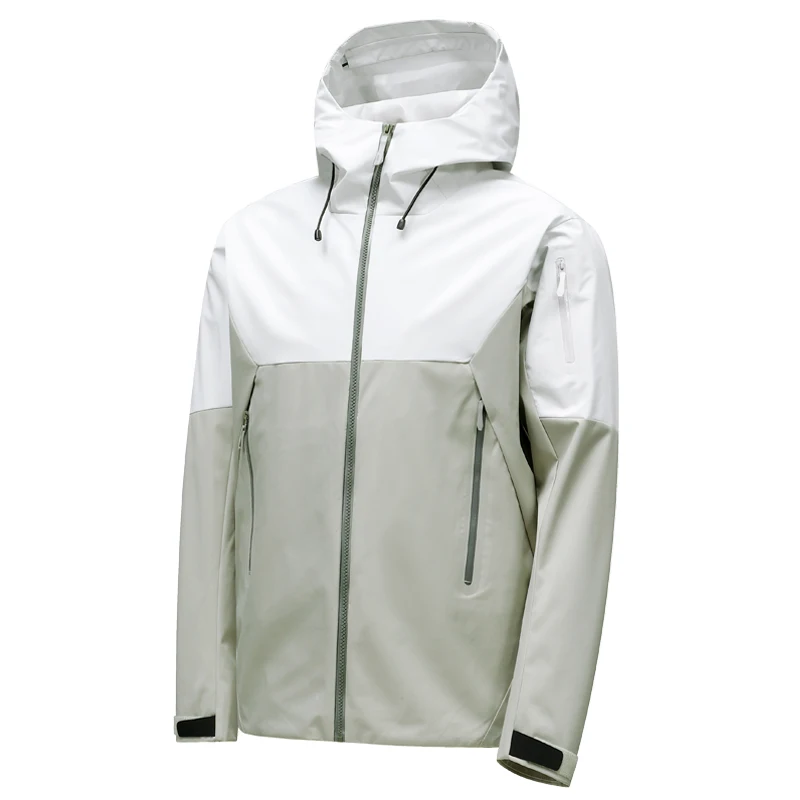 

Мужская куртка Mountain Series 2025: Ветрозащитная, водонепроницаемая, с капюшоном, для активного отдыха, с комбинированным дизайном, повседневная.