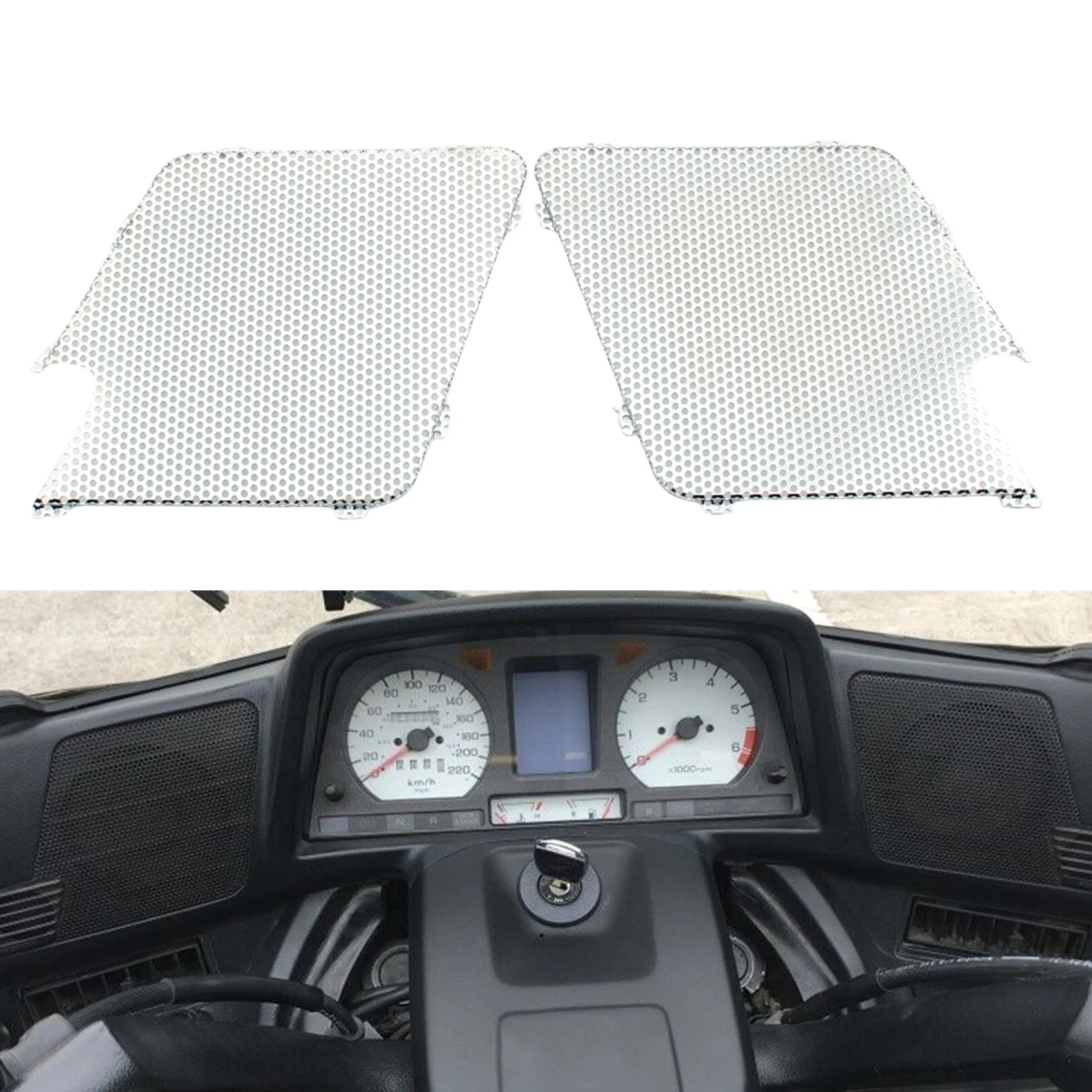 Motorcycle Speaker Grill Loudspeaker Cover For Honda GL1500 1988-2000