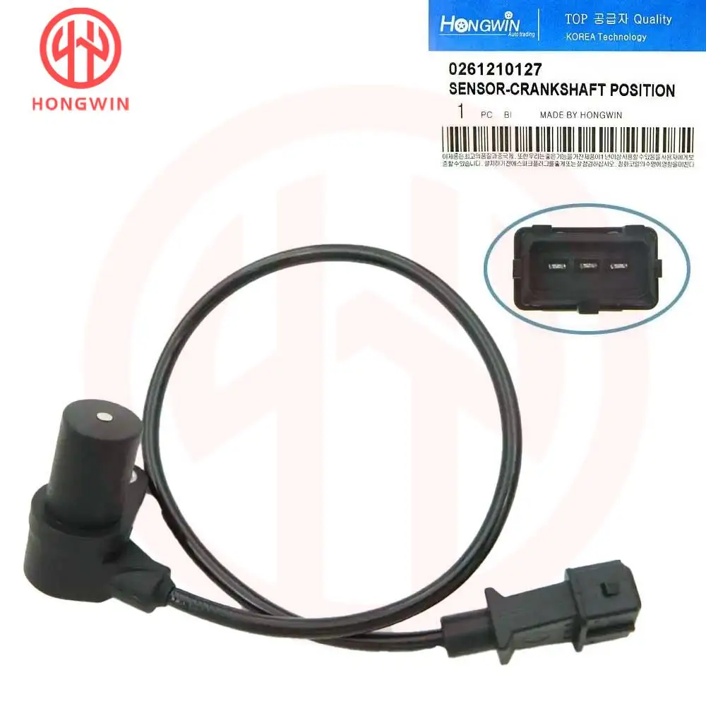 

Датчик положения коленчатого вала 0261210127 для Citroen Jumpy Peugeot Expert Fiat Fiorino Scudo 1,4 1,6 1920Y9, 46411427, 1920Y9