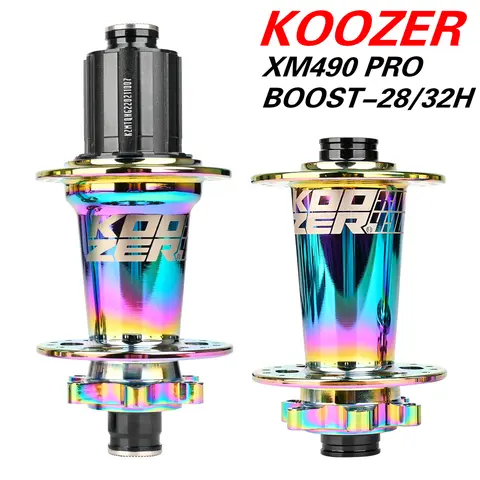 Koozer MTB 자전거 허브 XM490 PRO CR-MO 스틸 부스트 28H 32 홀 15x110 12x148MM TA Thru HG XD MS SX GX NX 10 11s 12s THRU 자전거