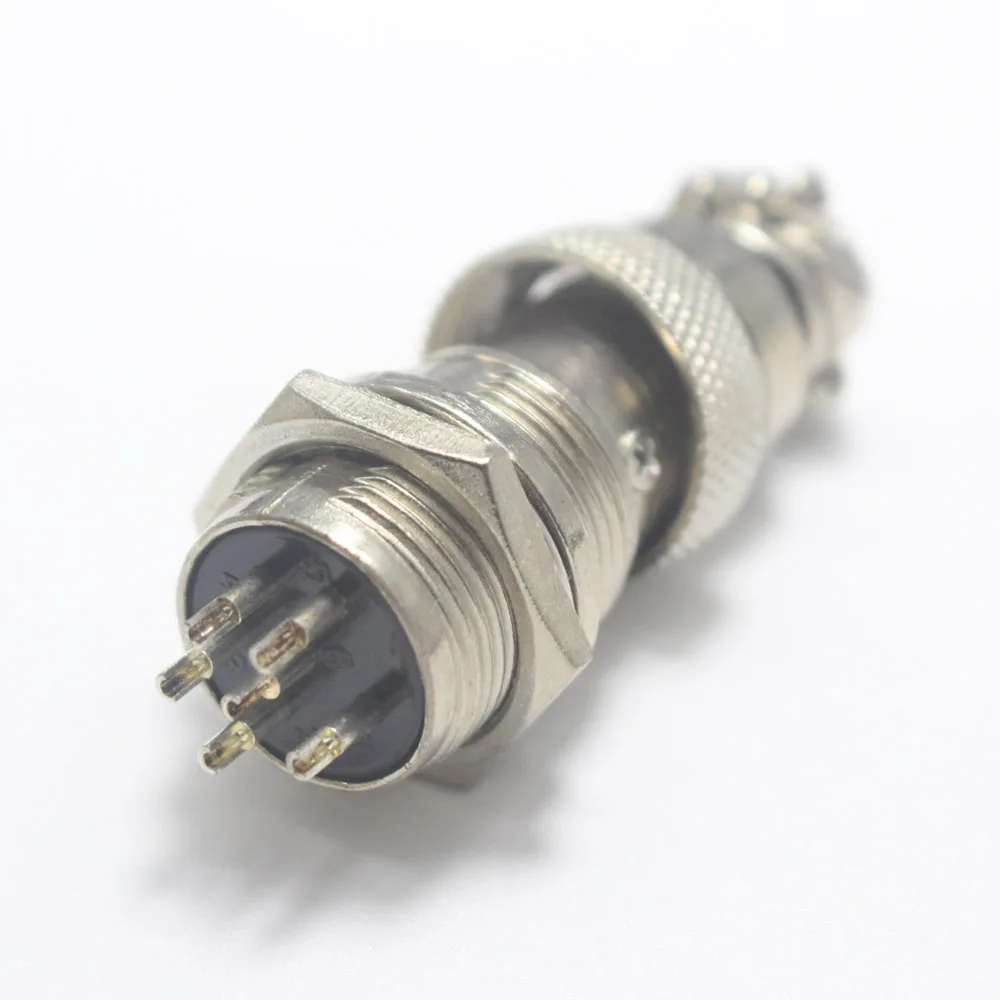 1 zestaw GX16 wtyk męski + gniazdo żeńskie 16mm skuter elektryczny motocykl elektryczny złącze wtykowe lotnicze 2/3/4/5/6/7/8/9/10pin