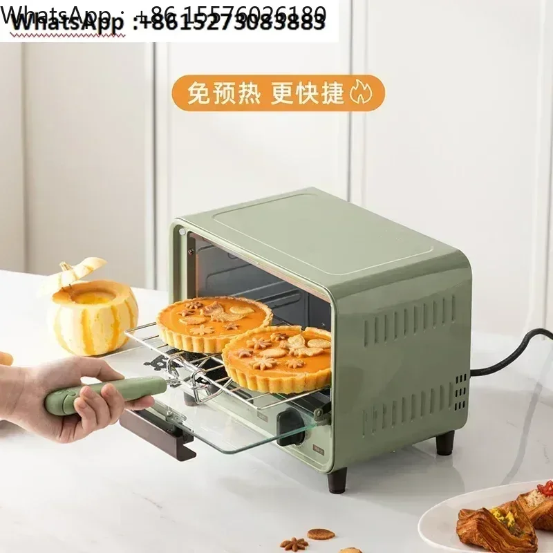 ERNTE Single layer Household Small Retro Multi functional Oven [Retro Green]