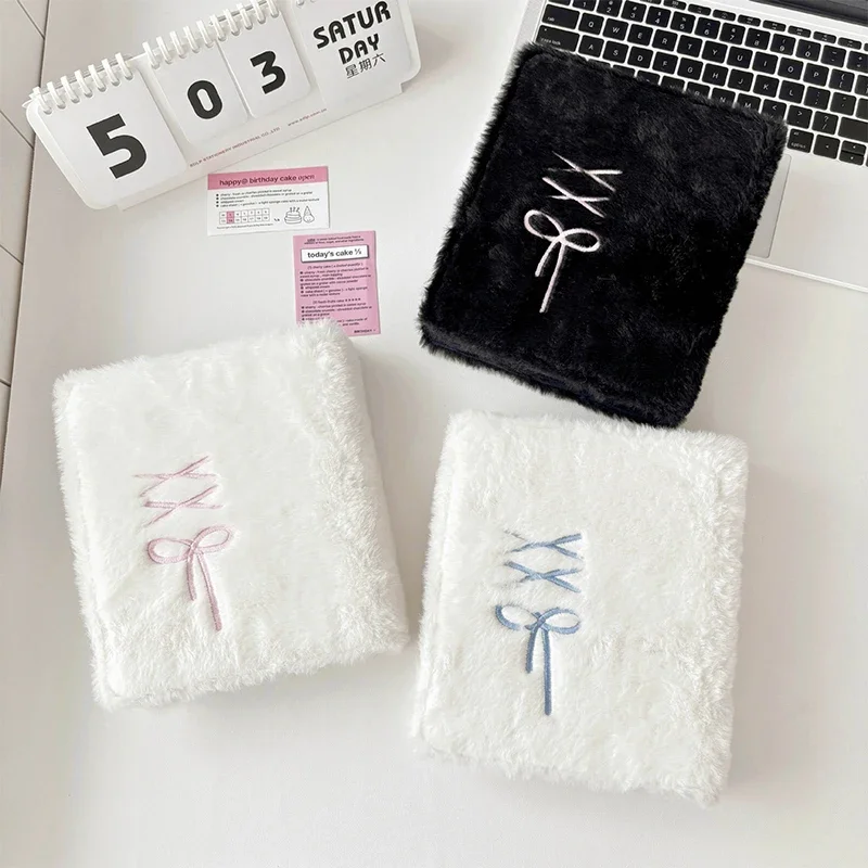 Korea Style A6 Binder Photo Album Cute Ballet Bow Embroidery Binder Photocard Holder for Photographs Idol Cards Collect Supplies