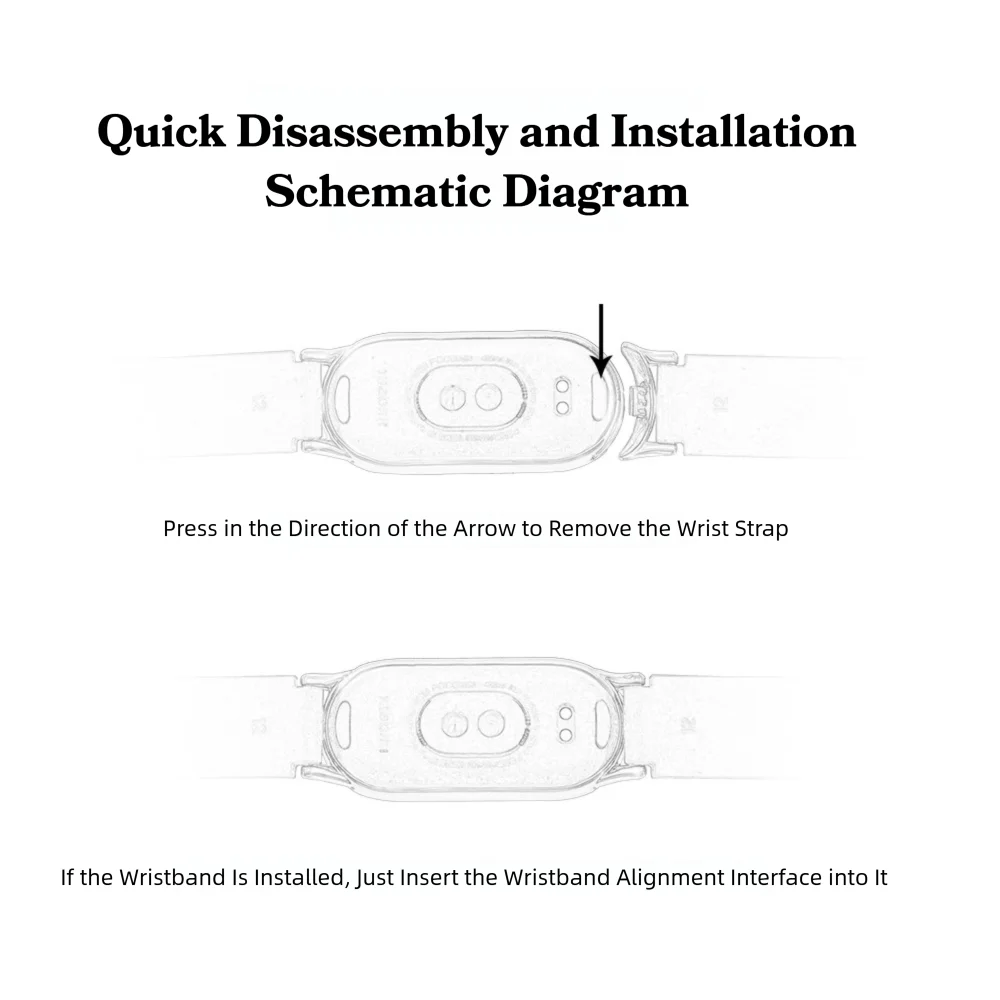 Магнитный браслет для Xiaomi Mi Smart Band 8 9 10 9/10, керамический ремешок, моющийся быстросъемный спортивный браслет для мужчин и женщин