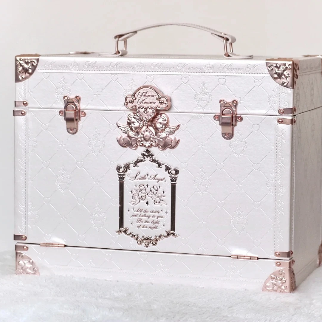 FLOWER KNOWS Little Angel Swan Ballet Allin Large Gift Box Storage Box Jewelry Box Handheld Mirror Cosmetic Case