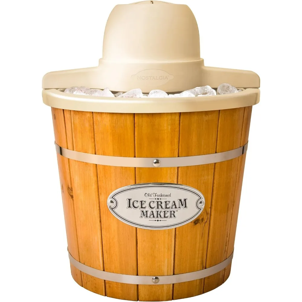 

ICMP400WD Electric Wood Bucket Ice Cream Maker, 4-Quart