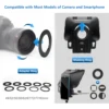 Teleprompter-Kit portátil Desview T3-11inch, cristal de espejo transparente y Control remoto, Compatible con teléfono y tableta 5