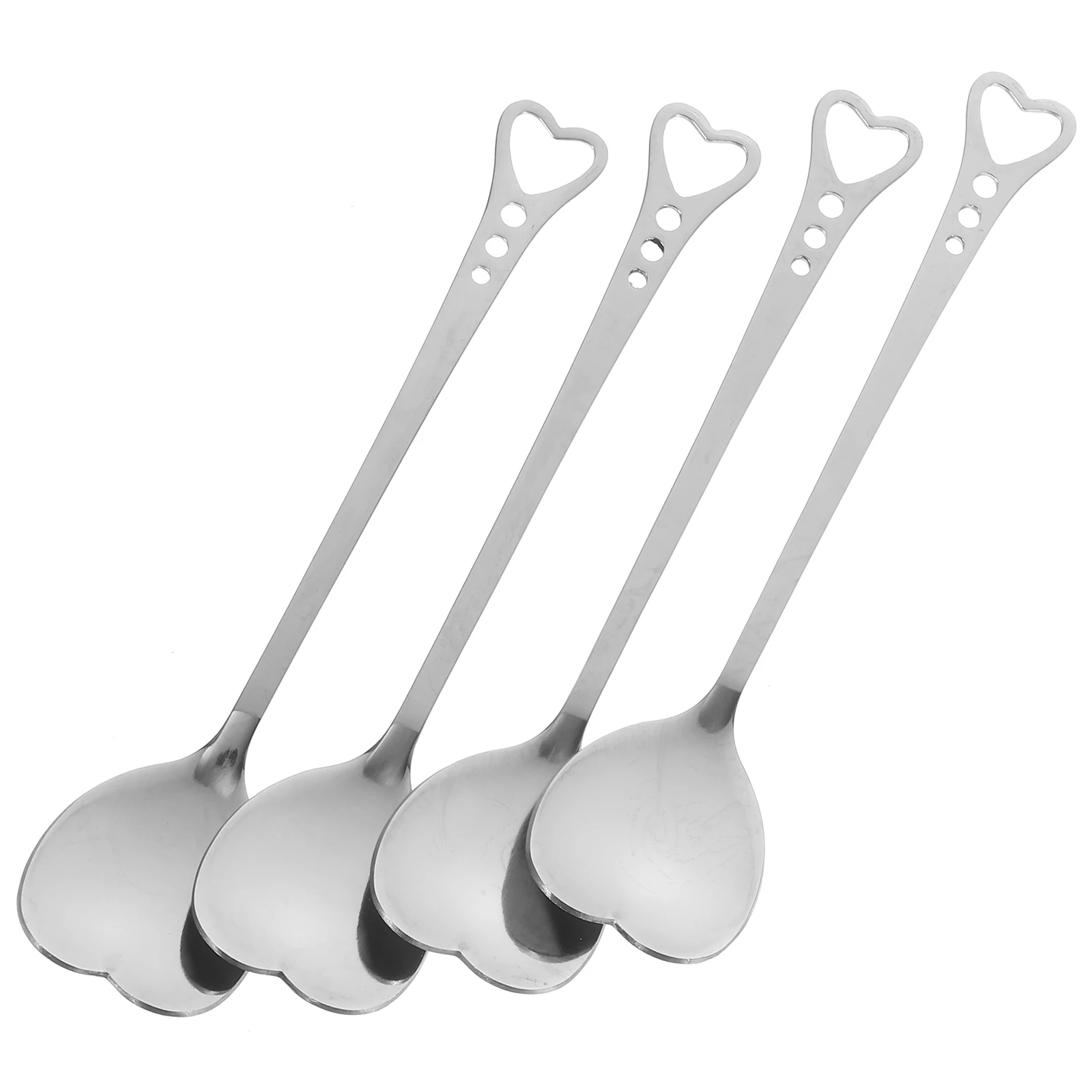 

4 Pcs Stirring Spoons Coffee Tea Coffee Dessert Cake Spoon Portable Kitchen Item Sweet Kitchen Spoon Snack Tool