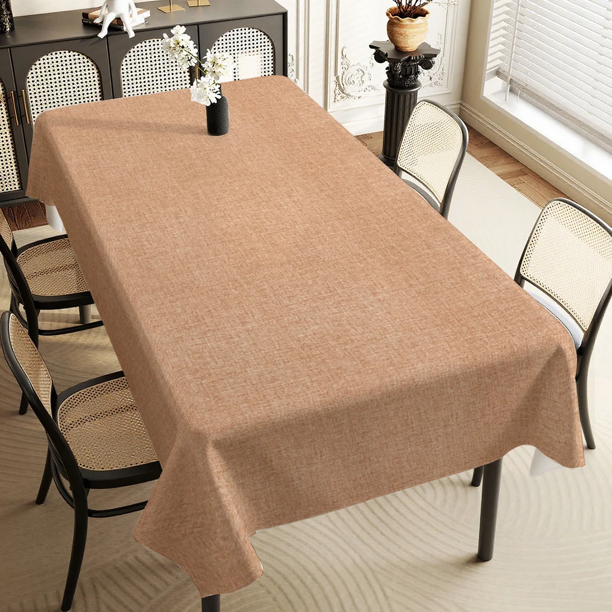 One elegant Morandi color tablecloth, square and rectangular table covers, suitable for restaurants and picnics