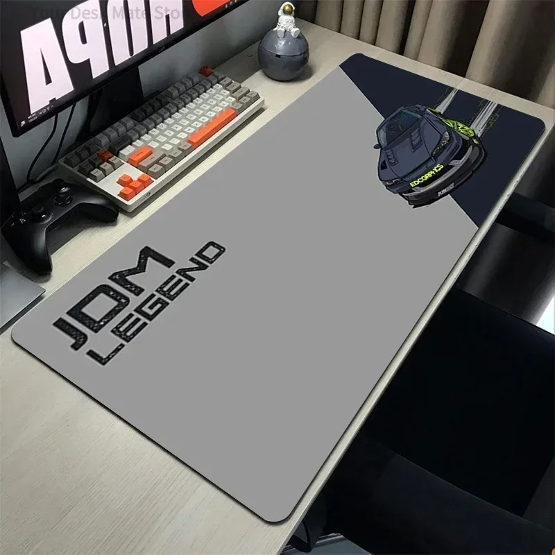 New Arrivals Anime Sports Car JDM Drift Mouse Pad Desk Japan Mausepad Gamer Accessories Aesthetic Table Mat Rubber Rug 800X400