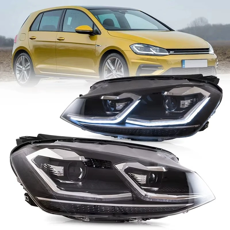 

Suitable for VLAND 7.5 Style Factory Headlights Car Full LED Headlamp Head Light 2013-2018 Front Lamp for Volkwagen vw Golf Gol