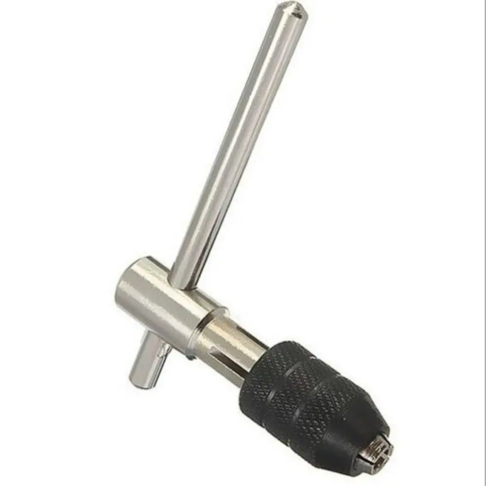 T-handle Tapping Threading Tool Steel Reversible Single Tap Wrench Tap Holder Screwdriver High Quality Durable Hand Tools