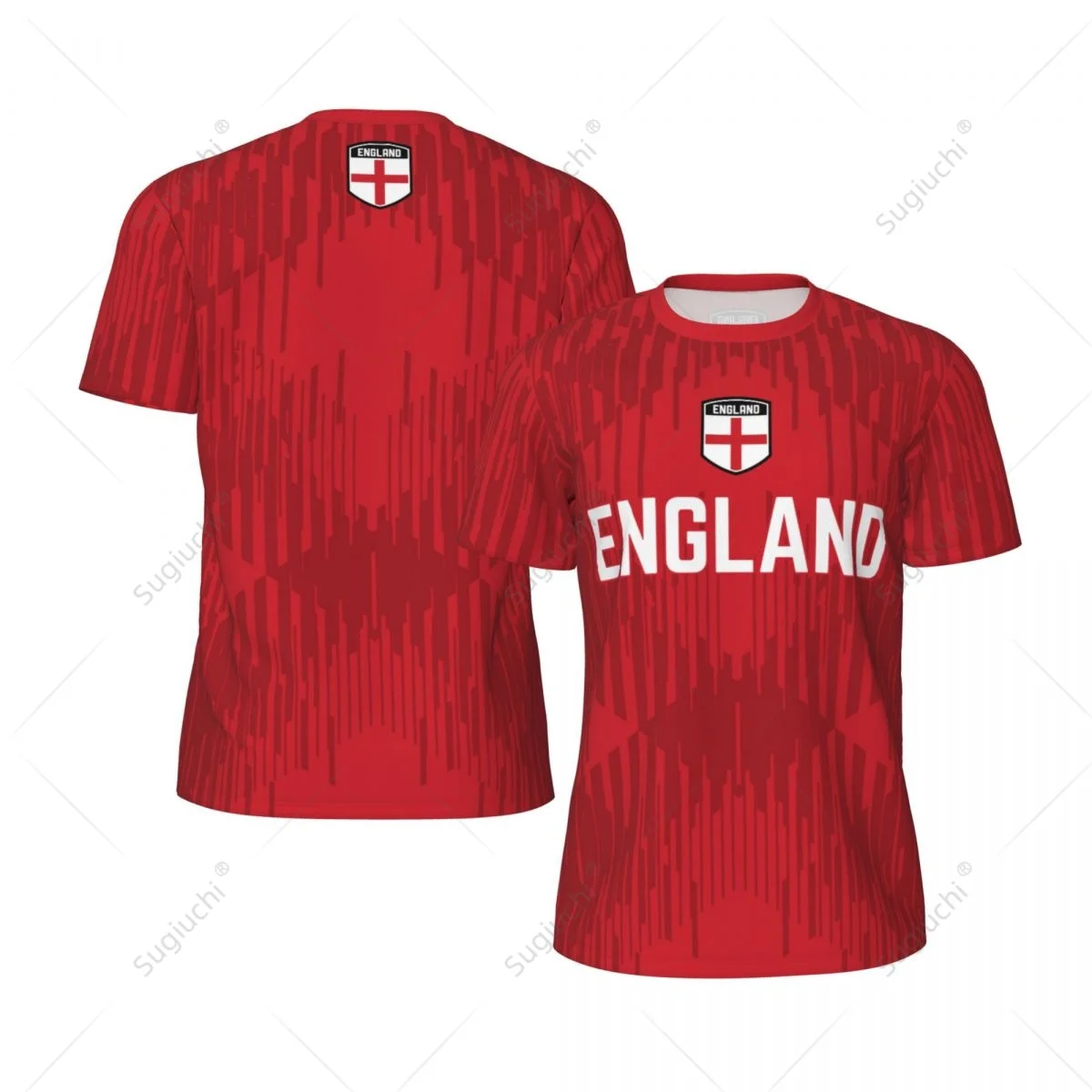 Unisex England Flag 3D Printed T-shirt Fans Mesh tshirt For Running Bike Soccer Tennis Fitness Sports Exclusive