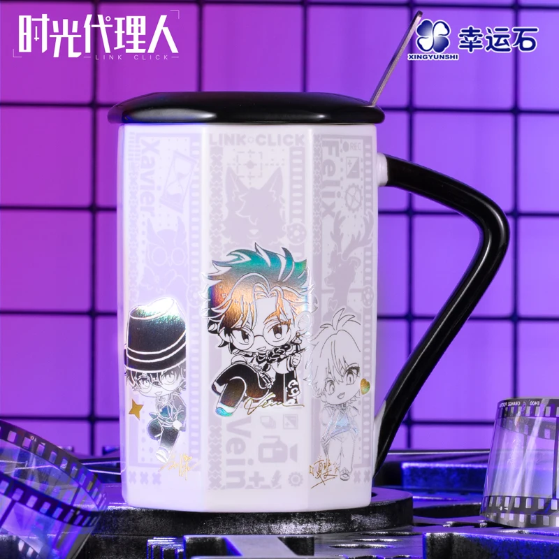 Link Click Anime Stacked Ceramic Cup Cheng Xiaoshi Lu Guang Qiao Ling Manga Role Action Figure New Trendy Gift