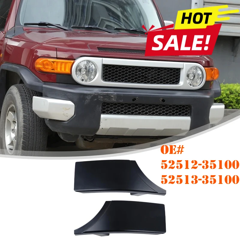 

For Toyota FJ Cruiser 2007-2017 Matte Black Front Bumper Grille Headlight Filler Lower Replacement Plate Accessories 52513-35100