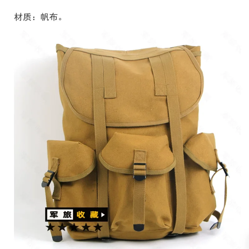

American M14 Backpack Replica Retro Backpack Large Capacity Backpack Tactical Multifunctional Hiking Bag