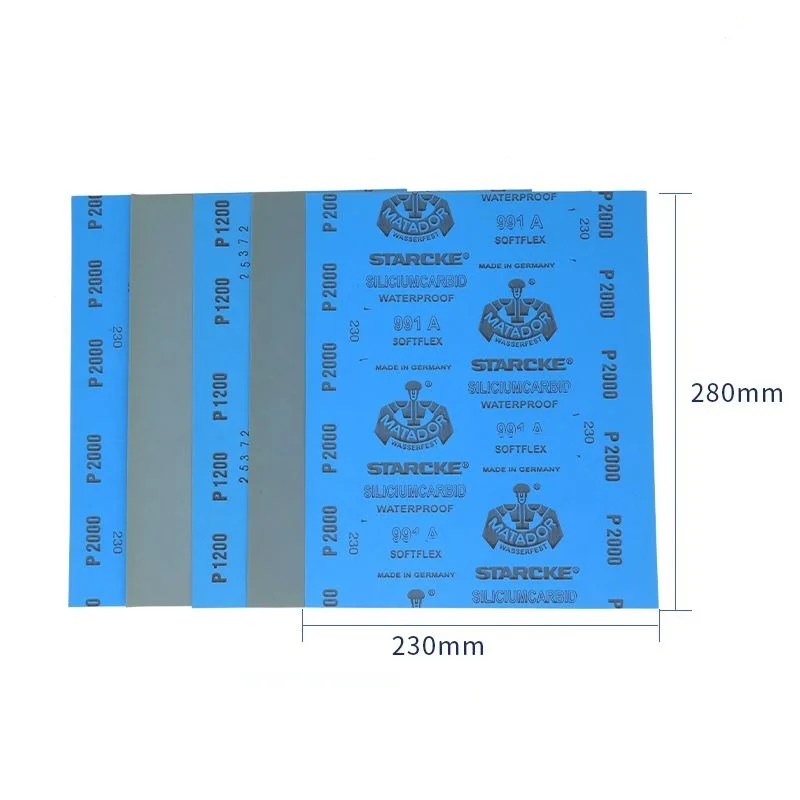 60~7000 Grit Sandpaper Wet Dry Grinding Sandpapers For Surface Polish Abrasive Finishing
