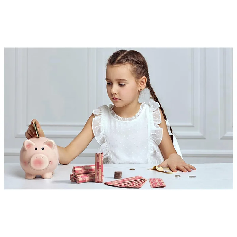 NIEUW-Penny Coin Wrappers Penny Sleeves Flat Penny Rolls Wrappers 1000PCS