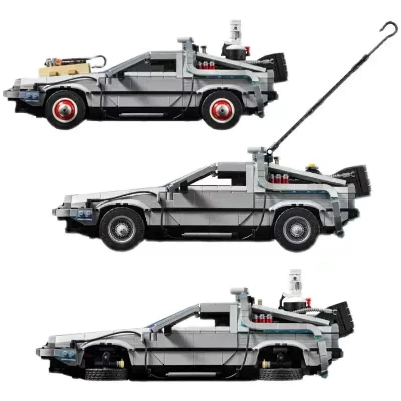 NEW 2024 Back to the Future Time Machine Compatible 10300 Building Blocks Technical Car Bricks Construct Toys For Children Gifts