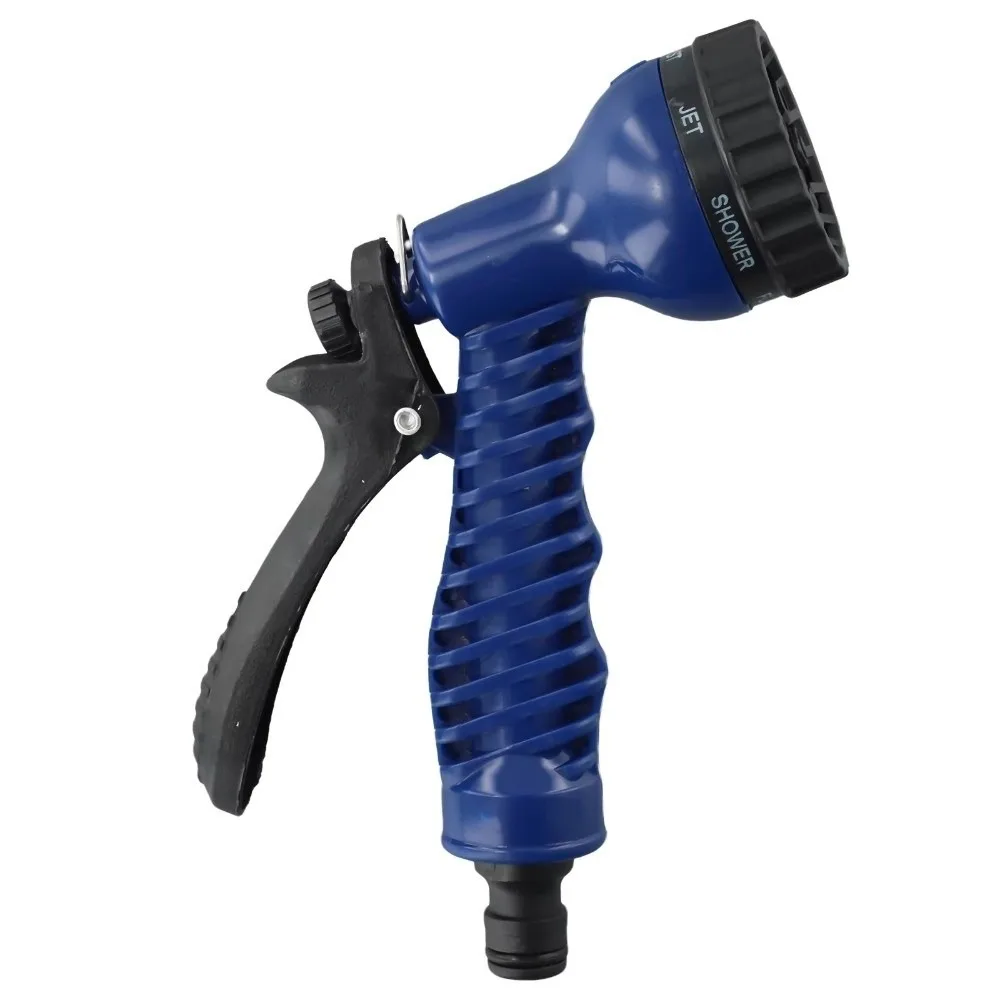 Plastic High Pressure Sprayer Multifunctional Easy Install Garden Hose Spray Nozzle with 7-Function Sprays