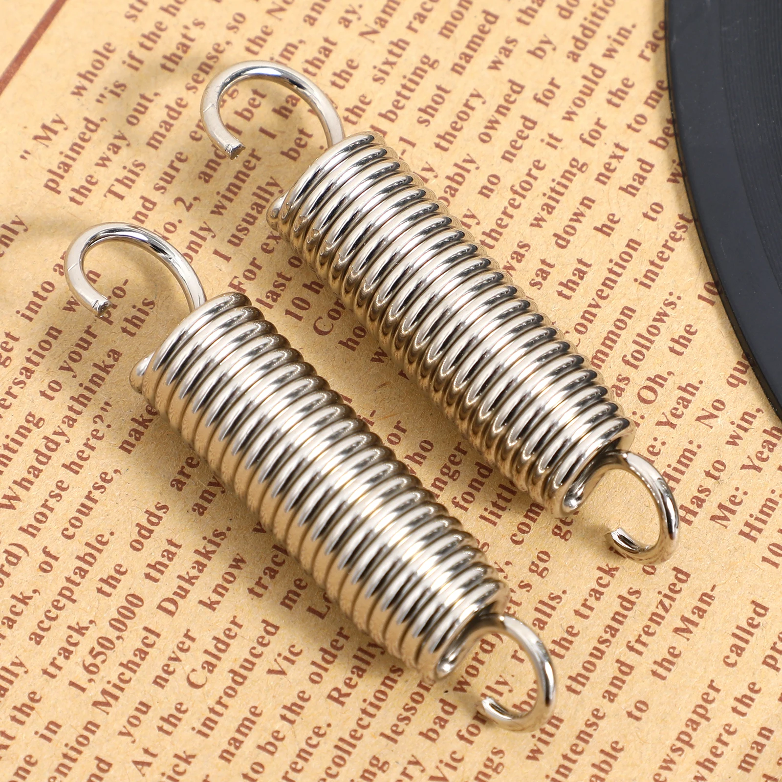 

2 Pcs Base Drum Pedal Spring Bass Springs Foot Accessories Replacement Parts Silver Drumn