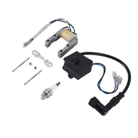 Engine CDI Ignition Coil Magneto Stator Coil Spark Plug Kit For 2 Stroke 49Cc 50Cc 60Cc 80Cc Motor Bike Bicycle