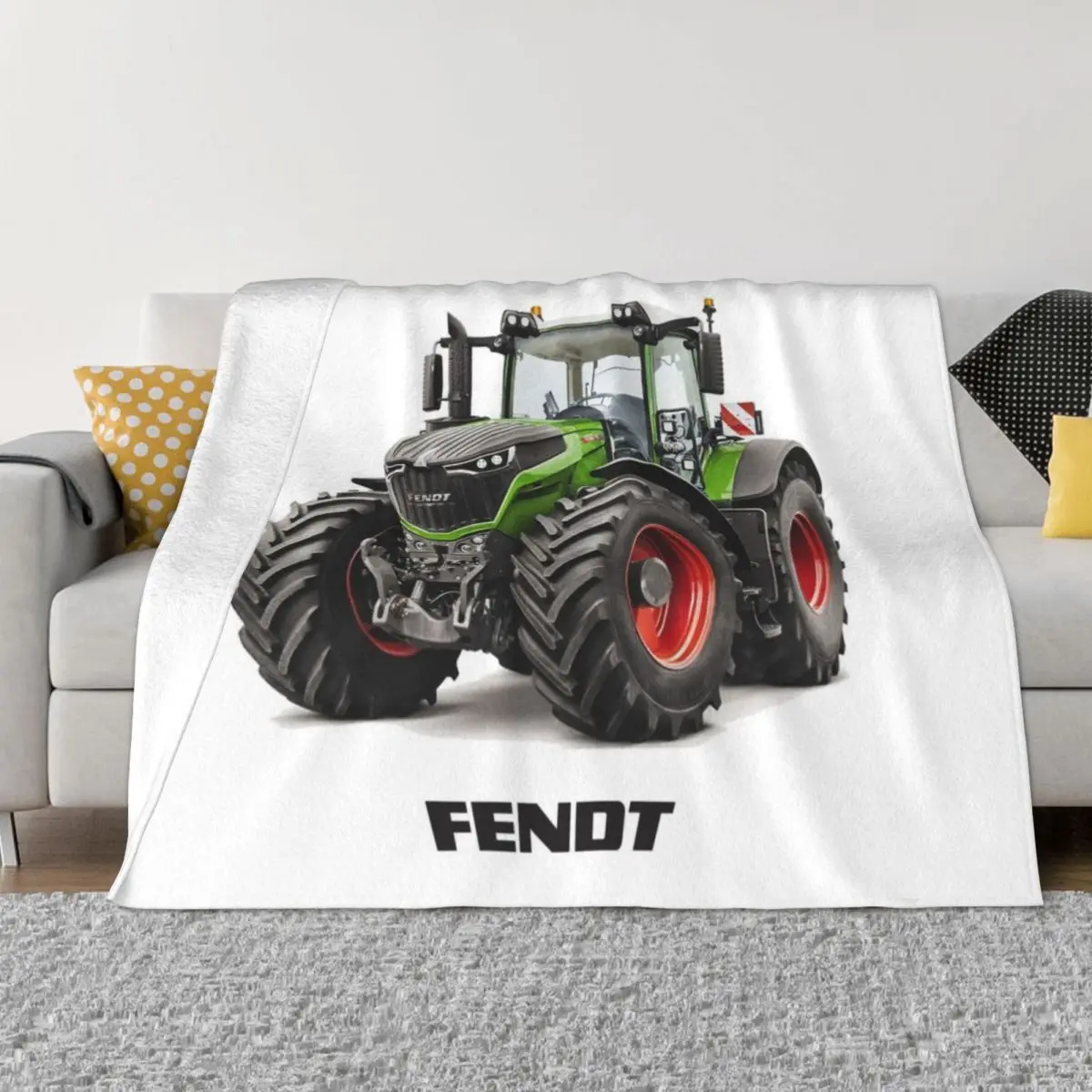 Fendt 1000 Vario [500 pk Meisterwerk] Throw Blanket Winter bed blankets Plaid Plaid on the sofa