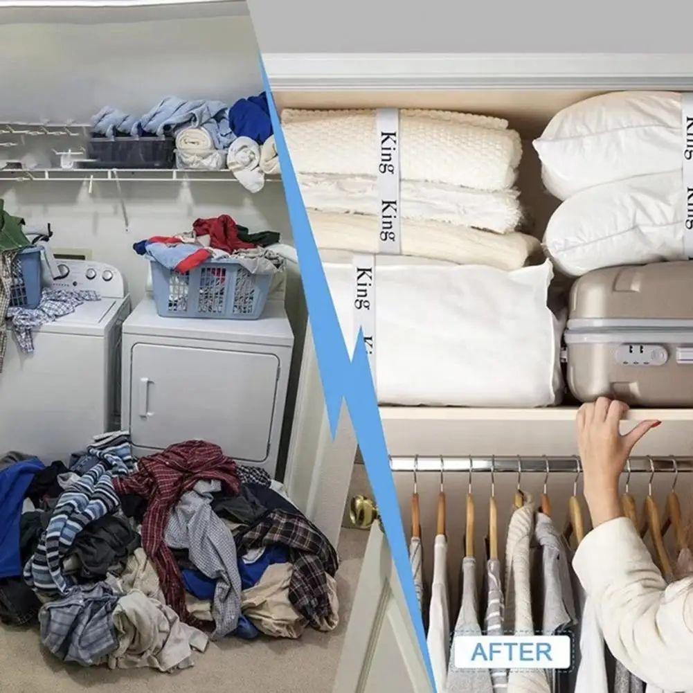 حزام تثبيت الفراش، أربطة تنظيم ملاءات السرير المرنة مع أشرطة ملصقات لأسرّة كوين كاملة التوأم، مجموعة من 6 منزلية لسهولة #4