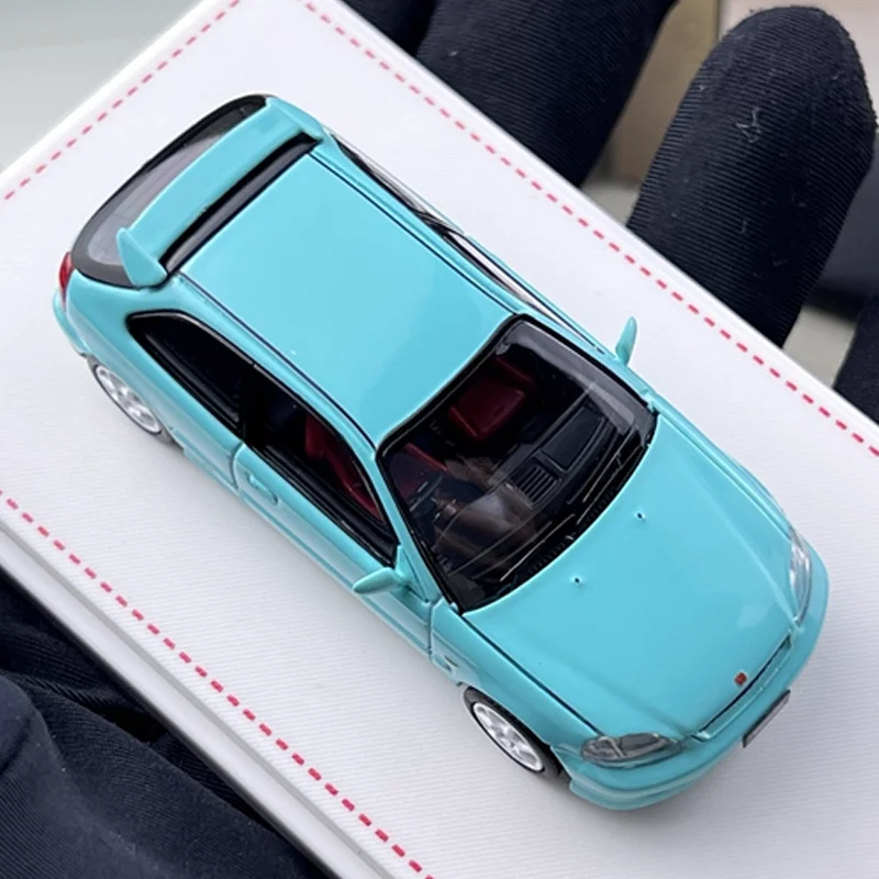 FH 1/64 Honda Civic Type-R EK9 Alloy Toy Motor Vehicle Diecast Metal Model Gifts