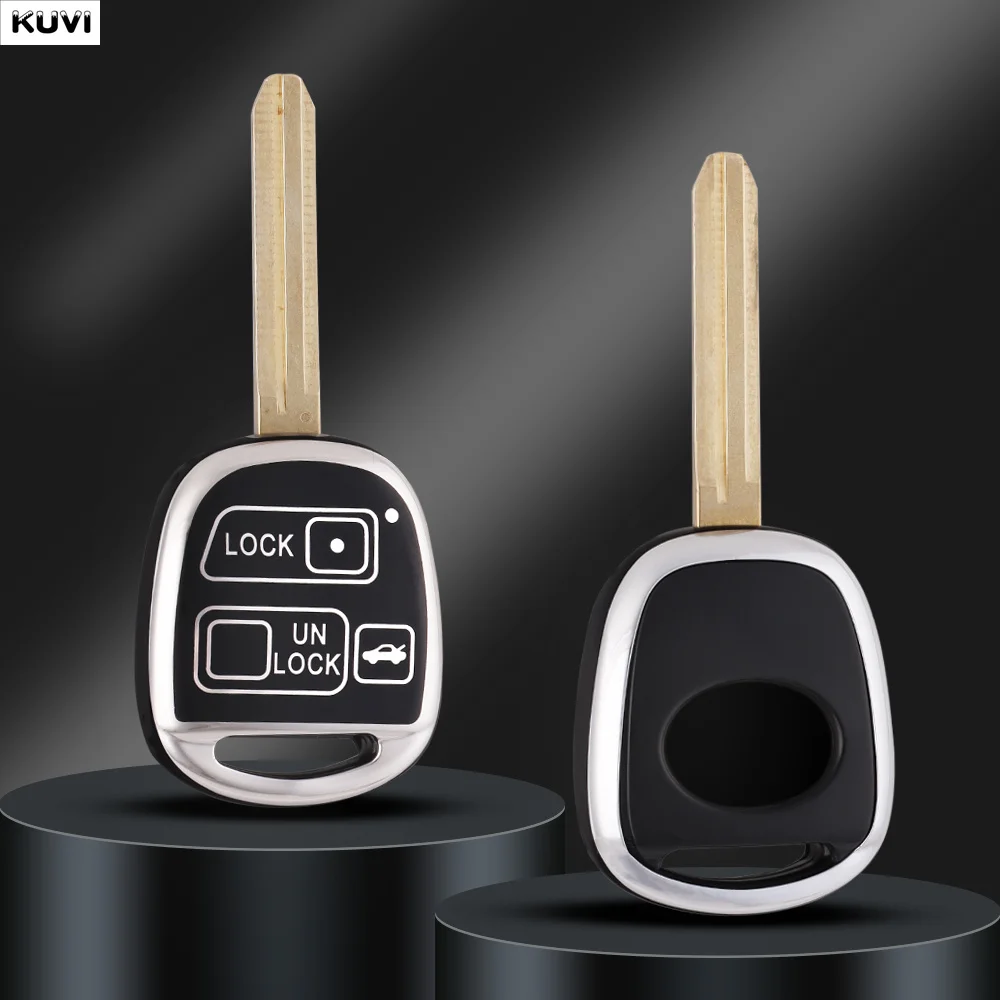 

2 3 Buttons Fashion TPU Car Smart Key Case Cover For TOYOTA CAMRY RAV4 Corolla PRADO YARIS Tarago For LEXUS Fob Accessories