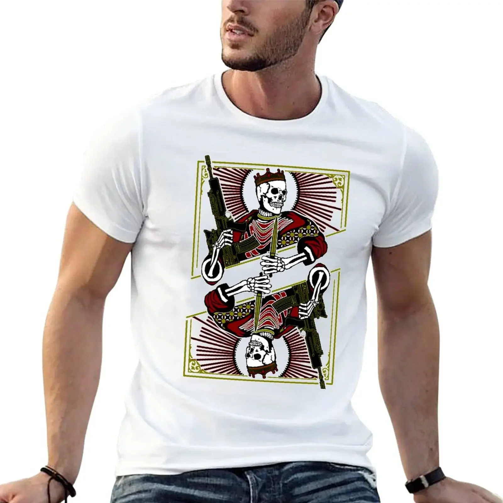 Commando dagger Card T-Shirt plain boys animal print customizeds men t shirts