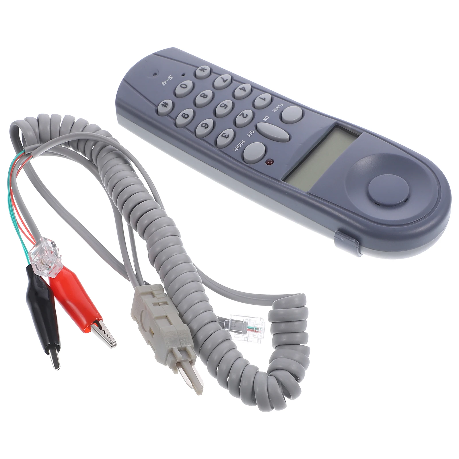 

Telephone Line Tester Network Cable Real Time Display Plug Play Compatible Professional Tool Set Home Office