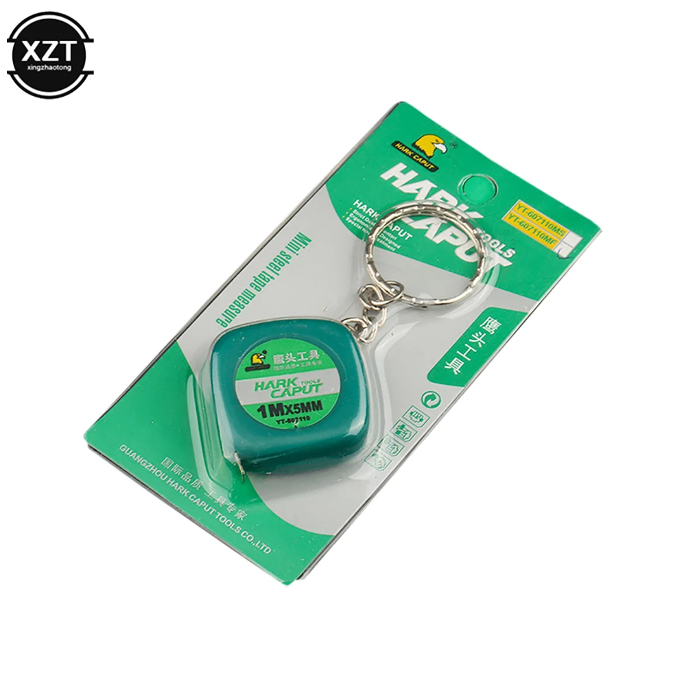 1 متر شريط قياس الفولاذ المقاوم للصدأ شريط قياس عالية الدقة قياس المحمولة المفاتيح شريط قياس أداة قياس