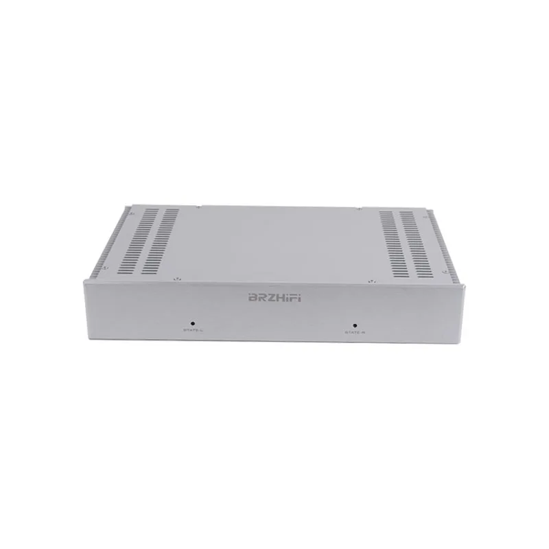 Silver Full Aluminum Berlin 933 Pure Post Class A Audio Amplifier Housing Chassis /AMP Enclosure Shell /Case/DIY Box (468*82*272