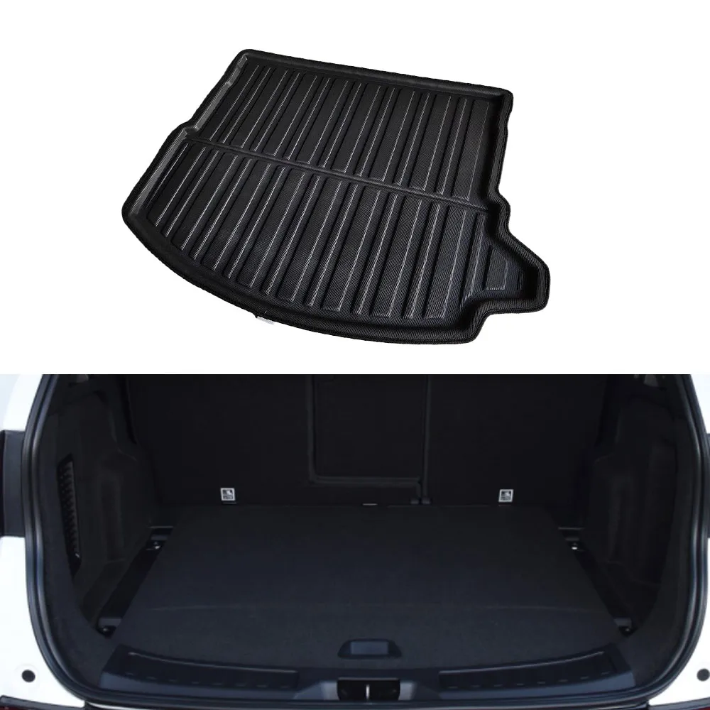 Car Rear Trunk Mat for Land Rover Discovery Sport L550 TD4 2019~2023 Tray Waterproof Floor Pad Space Boot Carg Cover Accessorie