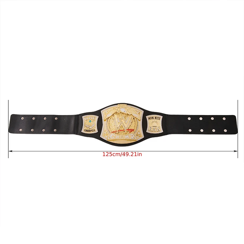 Gold Belt Model Wrestler Gladiator Electroplated Gold Belt Double Match Sambo Martial Arts Boxing Competition King Model image 6