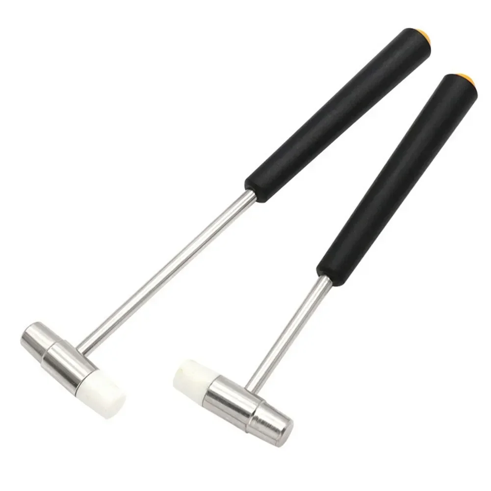 1pc Small Hammer DIY Repair Tool Metal Rubber Mini Hammer Double Head Portable Hammer For Jewelry Watch Repairing