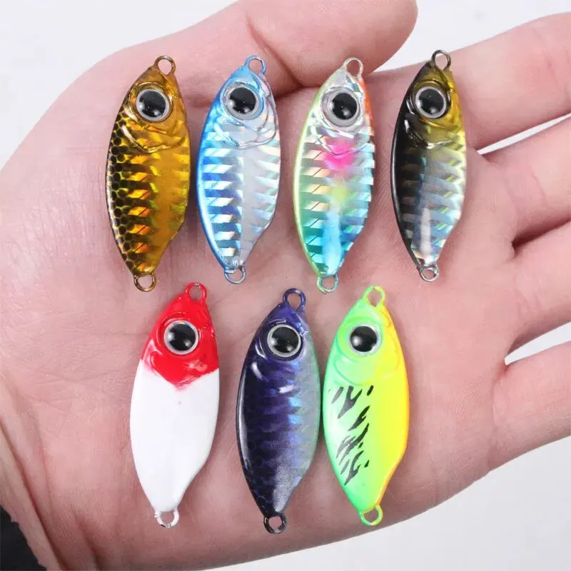 BURLE Metal Jig Fishing Lure Lead Jigger Bait Sinking Jigging Lure Slow Pitch Jigs Lure Sea Fishing Lures