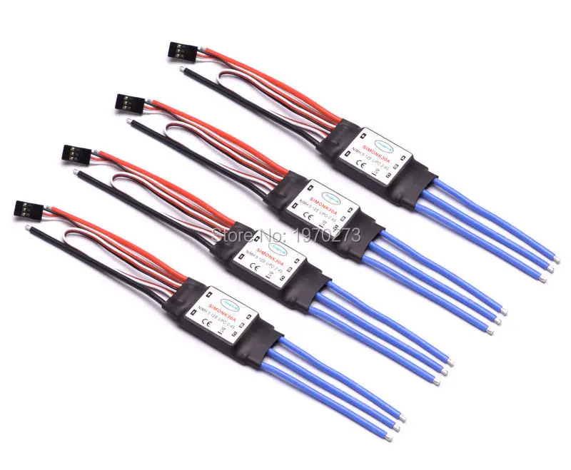 محرك بدون فرشاة AP4 x 2312 920KV + وحدة تحكم إلكترونية 30A من Simonk + مروحة ذاتية القفل محسنة 9450 لطائرة رباعية F450 S500