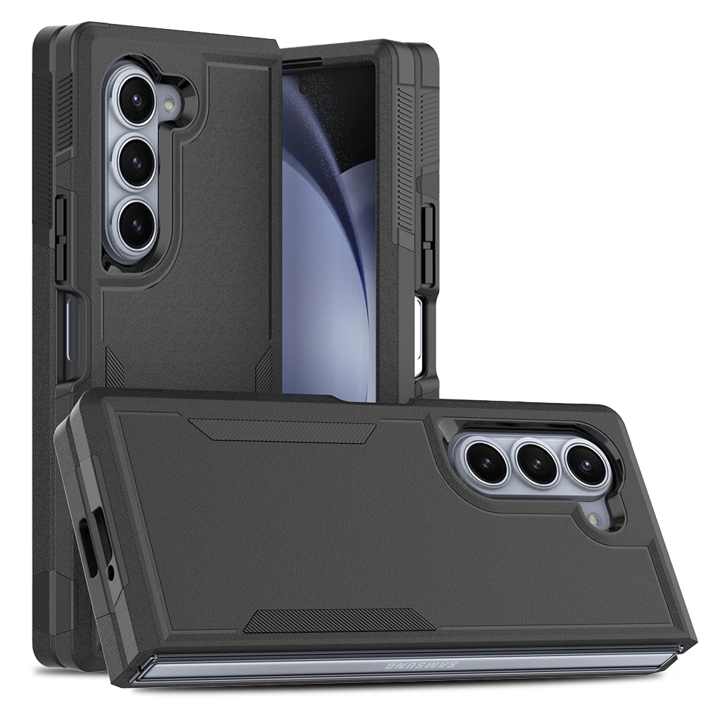 

New TPU/PC Case for Samsung Galaxy Z Fold 6 Shockproof Phone Cover Hybrid Armor Shell 2IN1 Dual Layer Protection Funda Capa