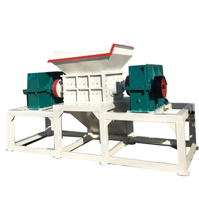High Safety Factor 600 Biaxial Metal Scrap Shredder Machine Scrap Wire and Cable Recycling Shredder