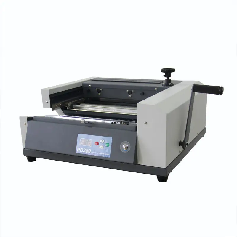 hot melt glue book binding machine thermal m40 50ft pb 380 semi auto glue binding machine v5.2