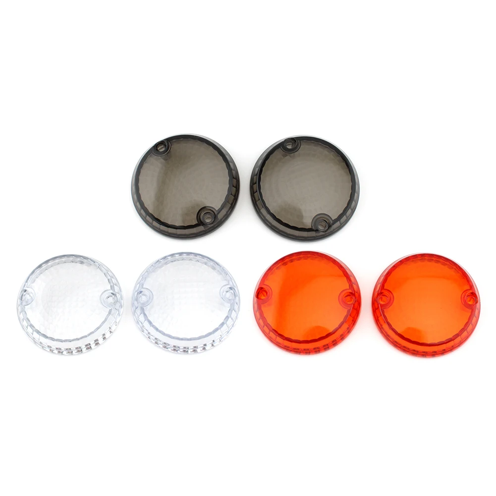 1Pair Motorcycle Turn Signal Lens Cover For Kawasaki Vulcan 1500 Classic Mean Streak 1600 750 800 900 Smoke/Clear/Amber