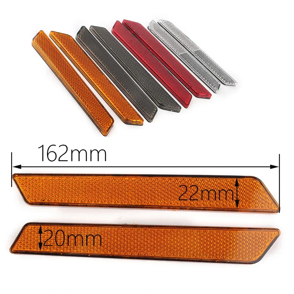 Accessories For Harley Touring Road King Road Street Glide 2014 Motorcycle Hard Saddlebag Guard Latch Covers ABS Reflector Strip