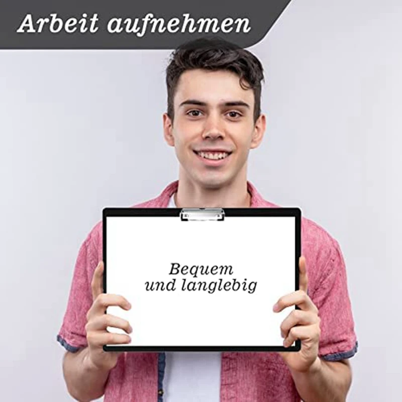 2 Piece A3 Landscape Writing Board Black + White For Hanging For Office Kitchen Workshop